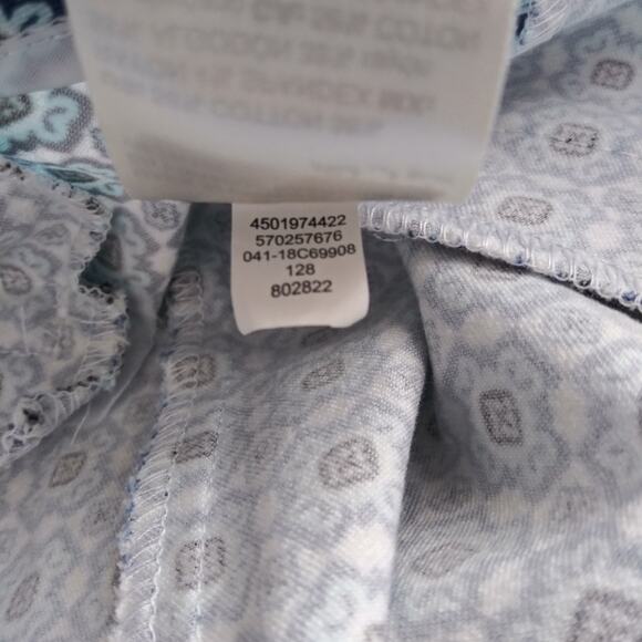 Chico's Secret Stretch Geometric-Print Straight-Leg Crops Size 12 - Picture 8 of 9